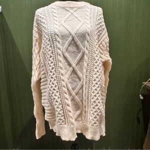 Aelfric Eden Cable Knit Sweater - Cream